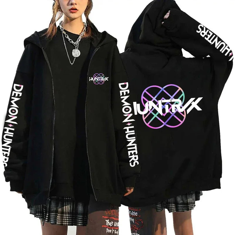 K-Pop Demon Hunters Zip-Up Hoodie – X1