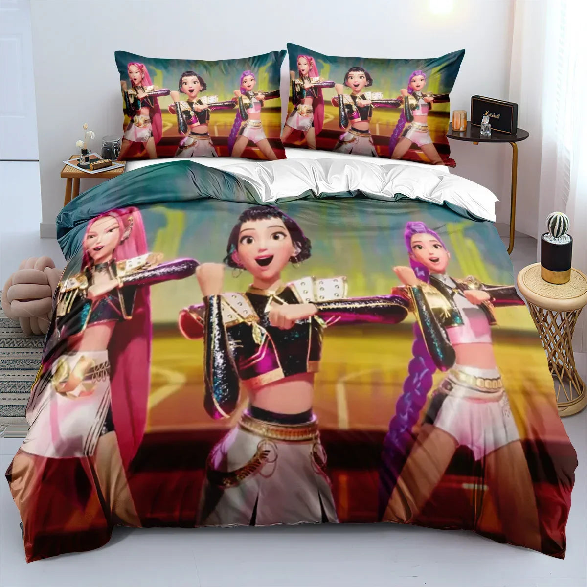 K-Pop Demon Hunters Bedding Set – x3
