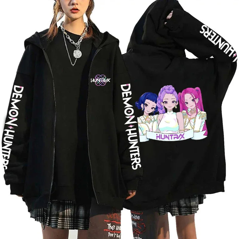 K-Pop Demon Hunters Zip-Up Hoodie – X1